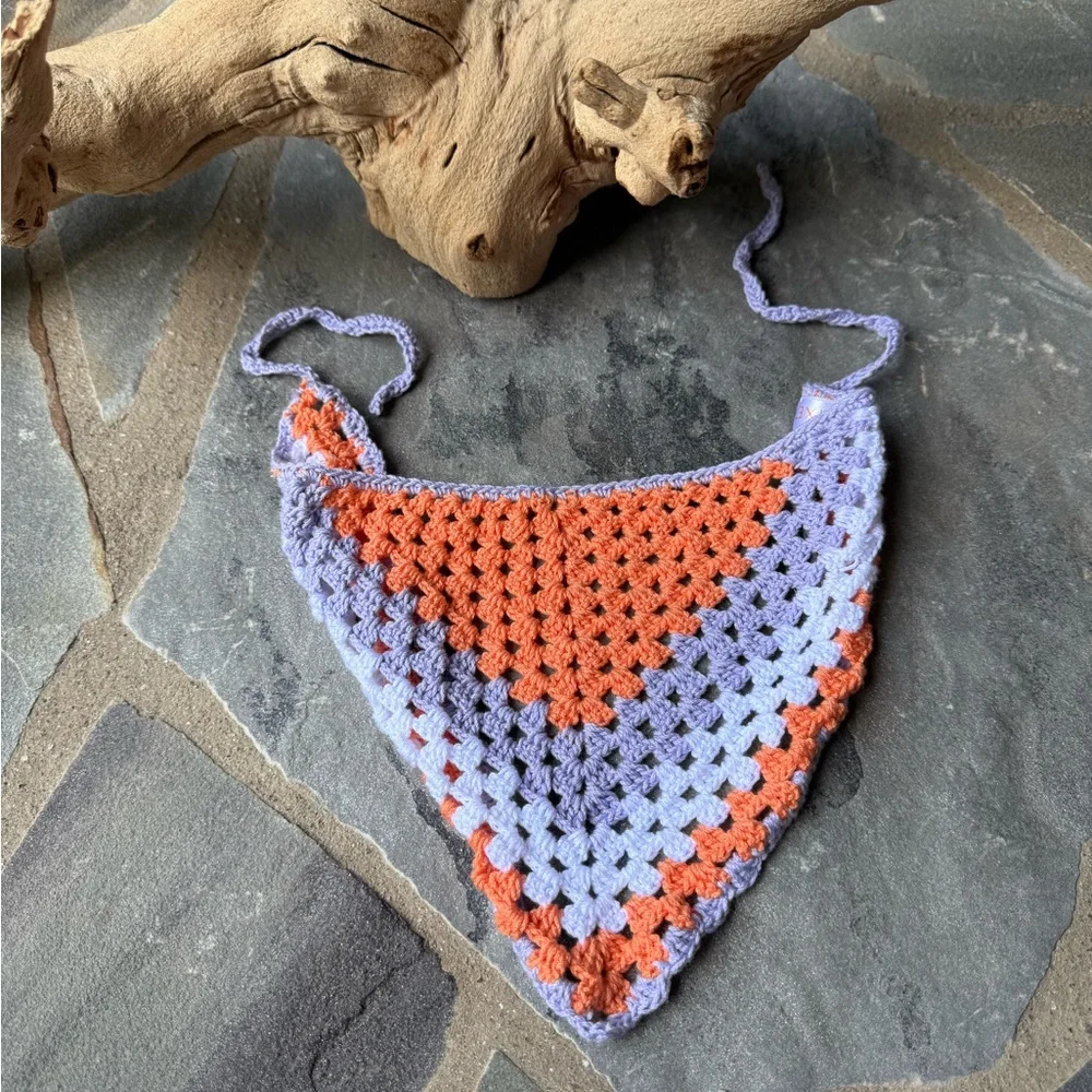 New🌟Urban Outfitters-Triangle Crochet Hair Scarf